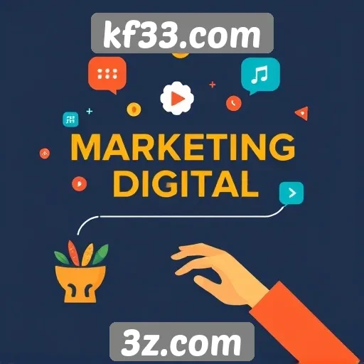 Estratégias de marketing digital do site kf33.com