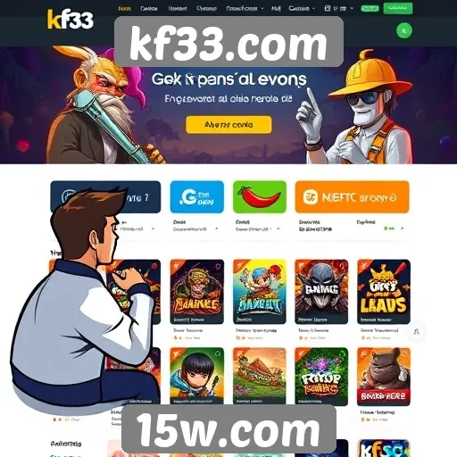 Experiência de usuário no kf33.com.