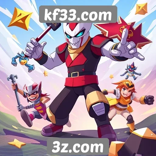 Variedade de jogos disponíveis no kf33.com